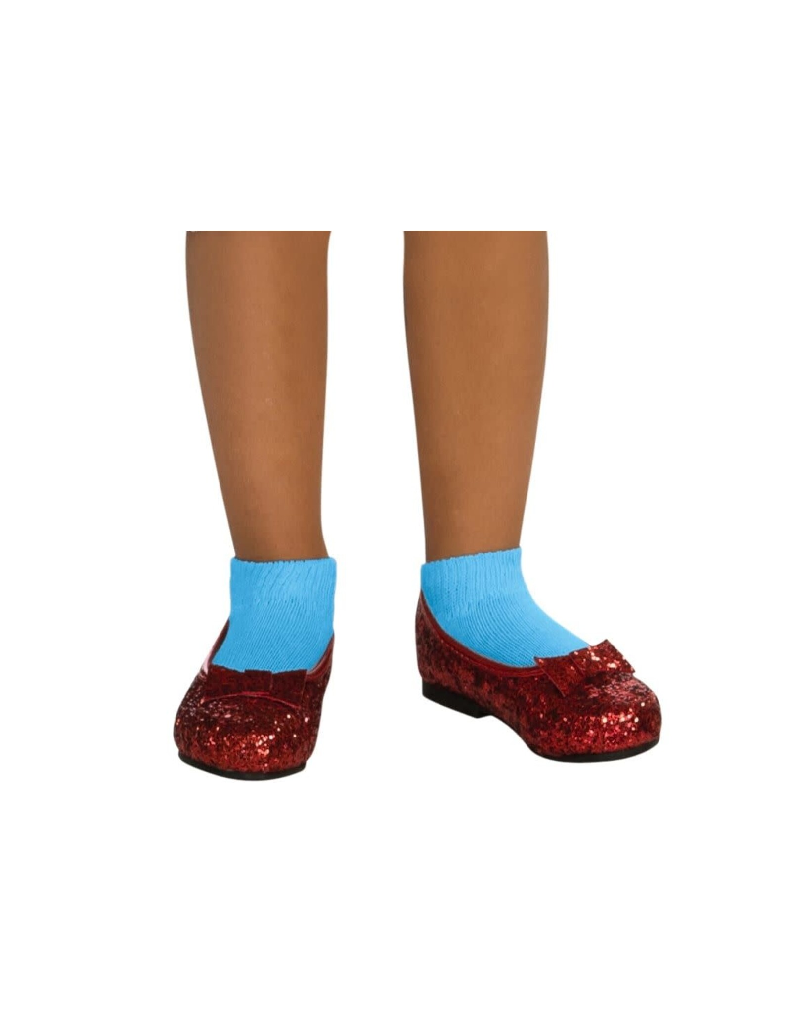 Rubies Costume Deluxe Sequin Kids Dorothy Shoes  Large (2-3) *
