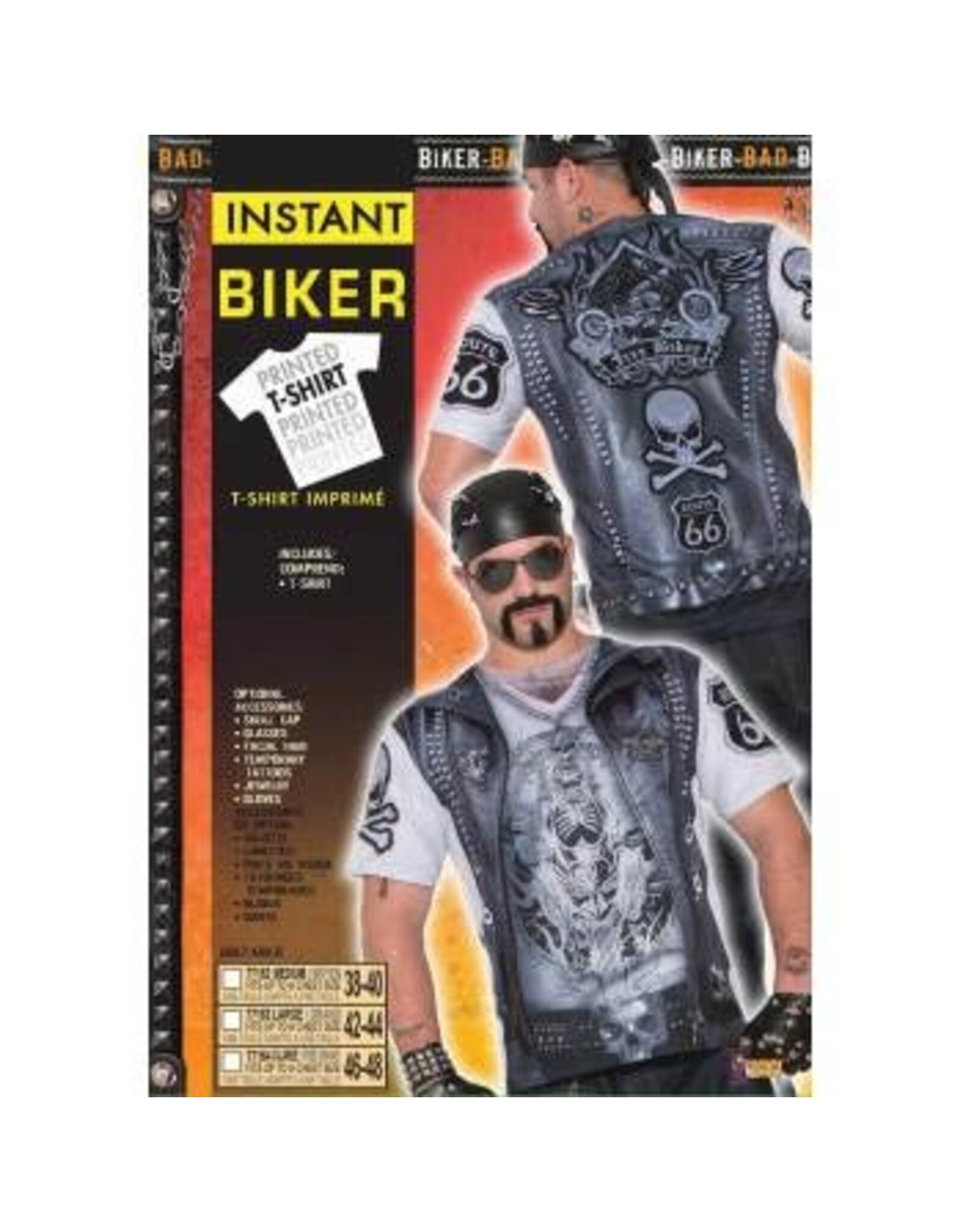Forum Novelties Inc. *Discontinued* Instant Biker Guy Medium