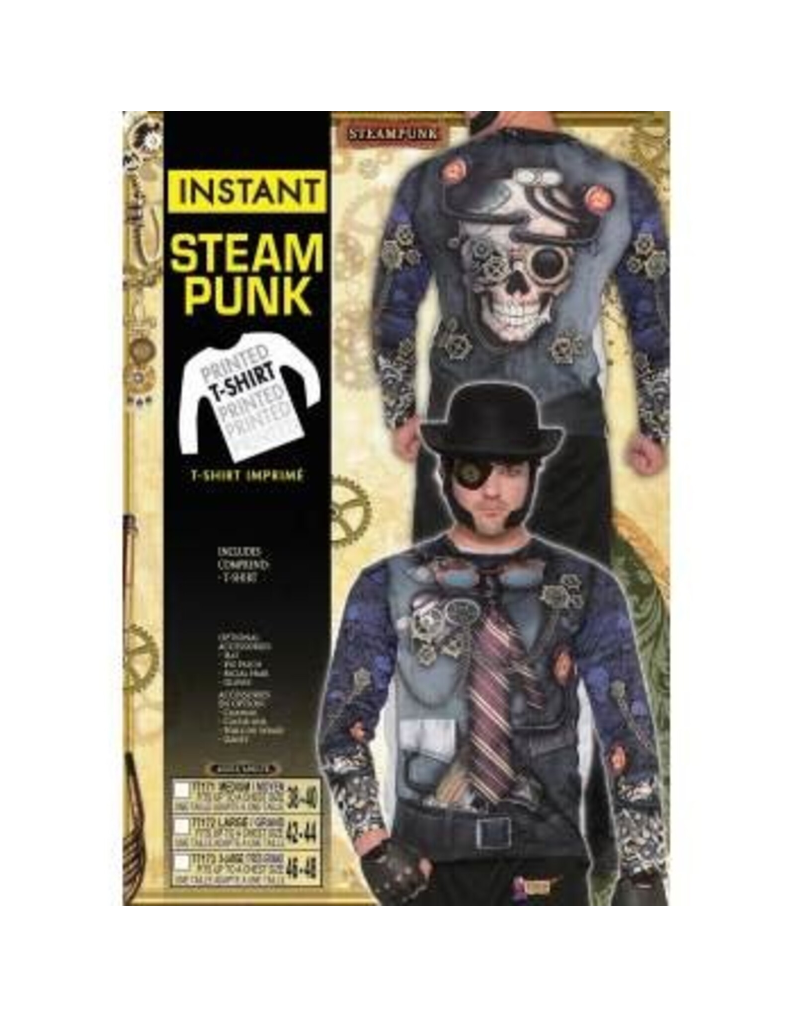 Forum Novelties Inc. Instant Steampunk Shirt  X-Large *