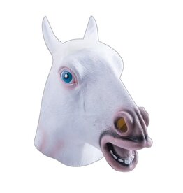 HM Smallwares Horse Mask - White