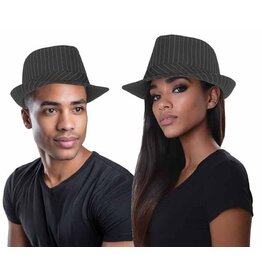 Fun World Fedora with Pin Stripe
