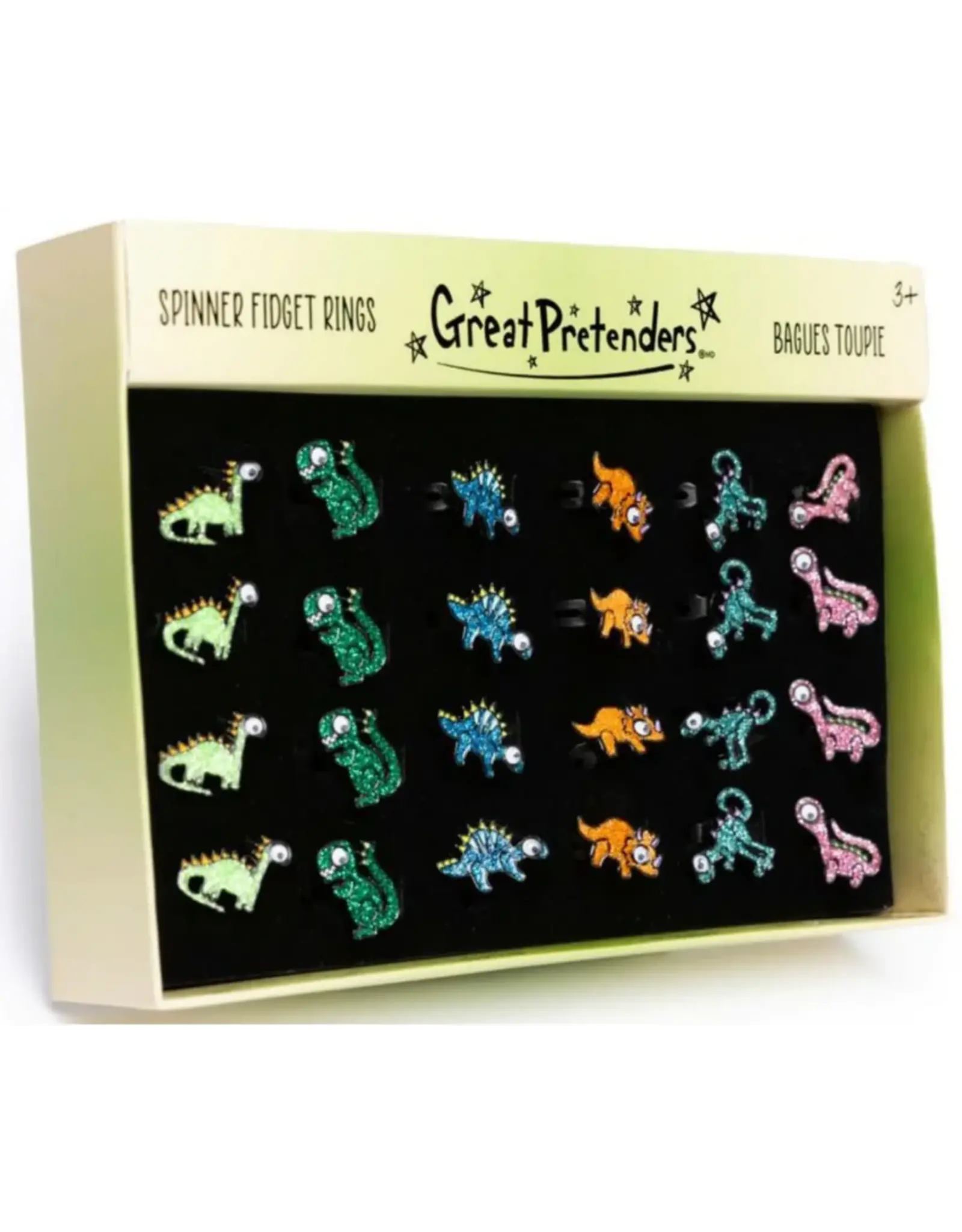 Great Pretenders Spinner Rings - Dino Assorted