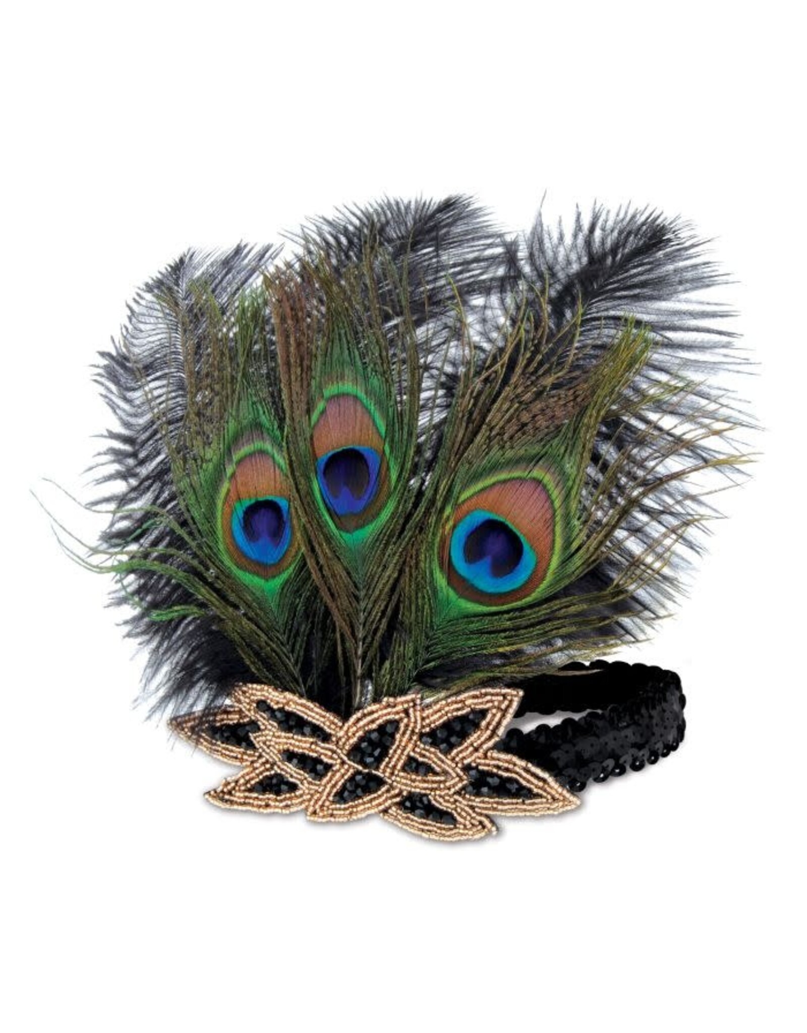 Beistle Flapper Peacock Headband