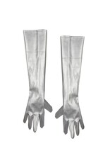 HM Smallwares Leatherlike Gloves - Silver