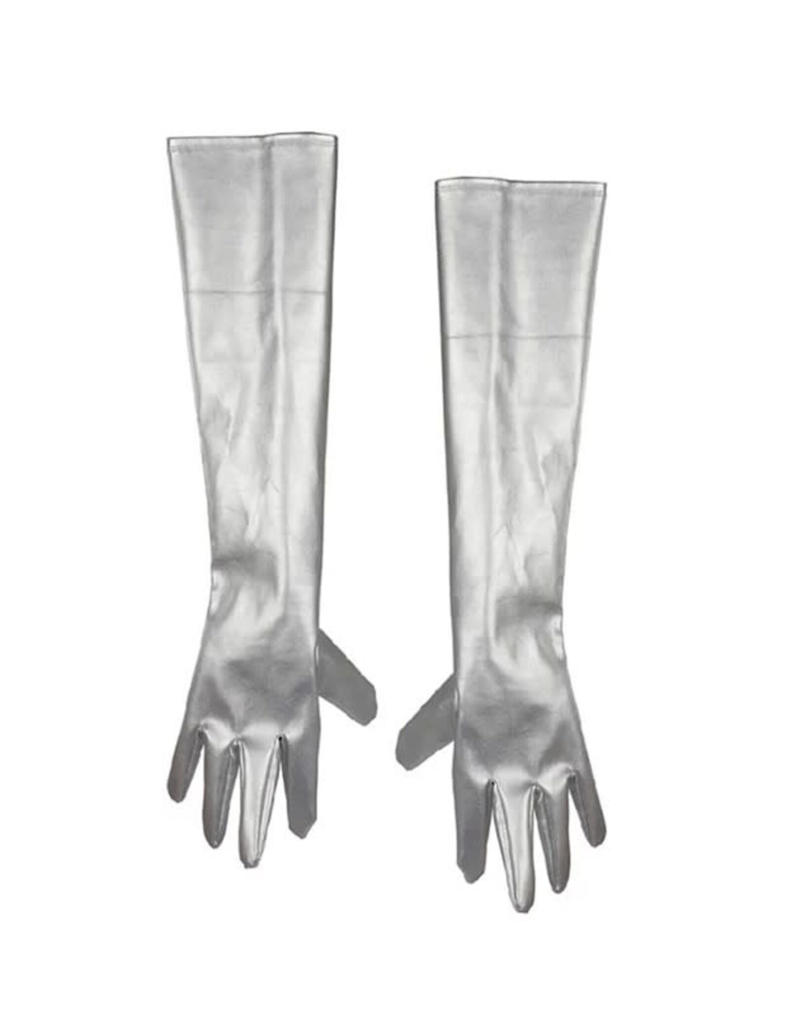 HM Smallwares Leatherlike Gloves - Silver