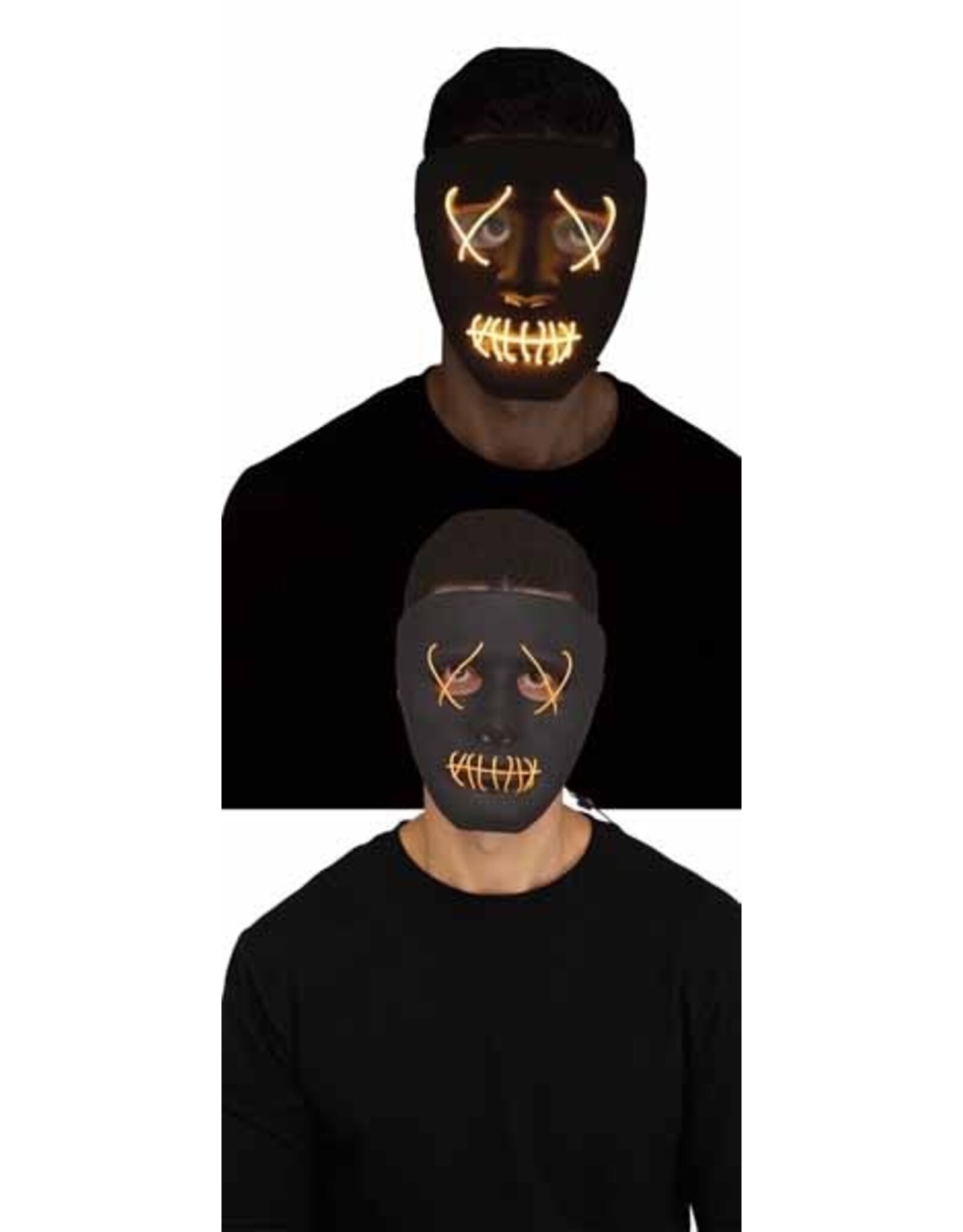 Fun World E.L. Illumo Mask Yellow