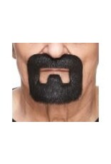 European Moustaches Goatee 10.5cm x 9.5cm  Black