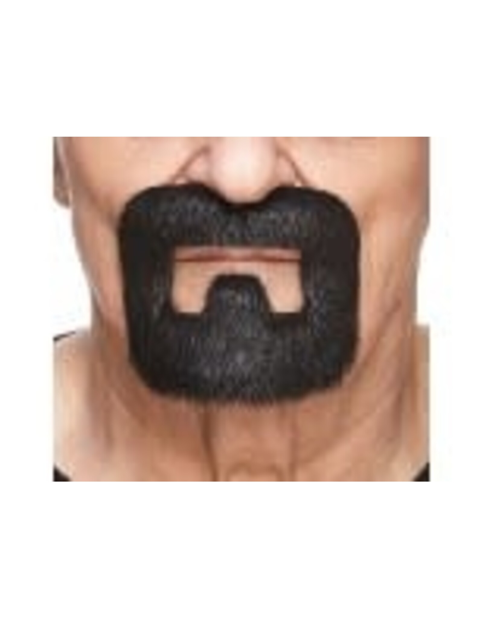 European Moustaches Goatee 10.5cm x 9.5cm  Black