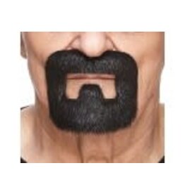 European Moustaches Goatee 10.5cm x 9.5cm  Black