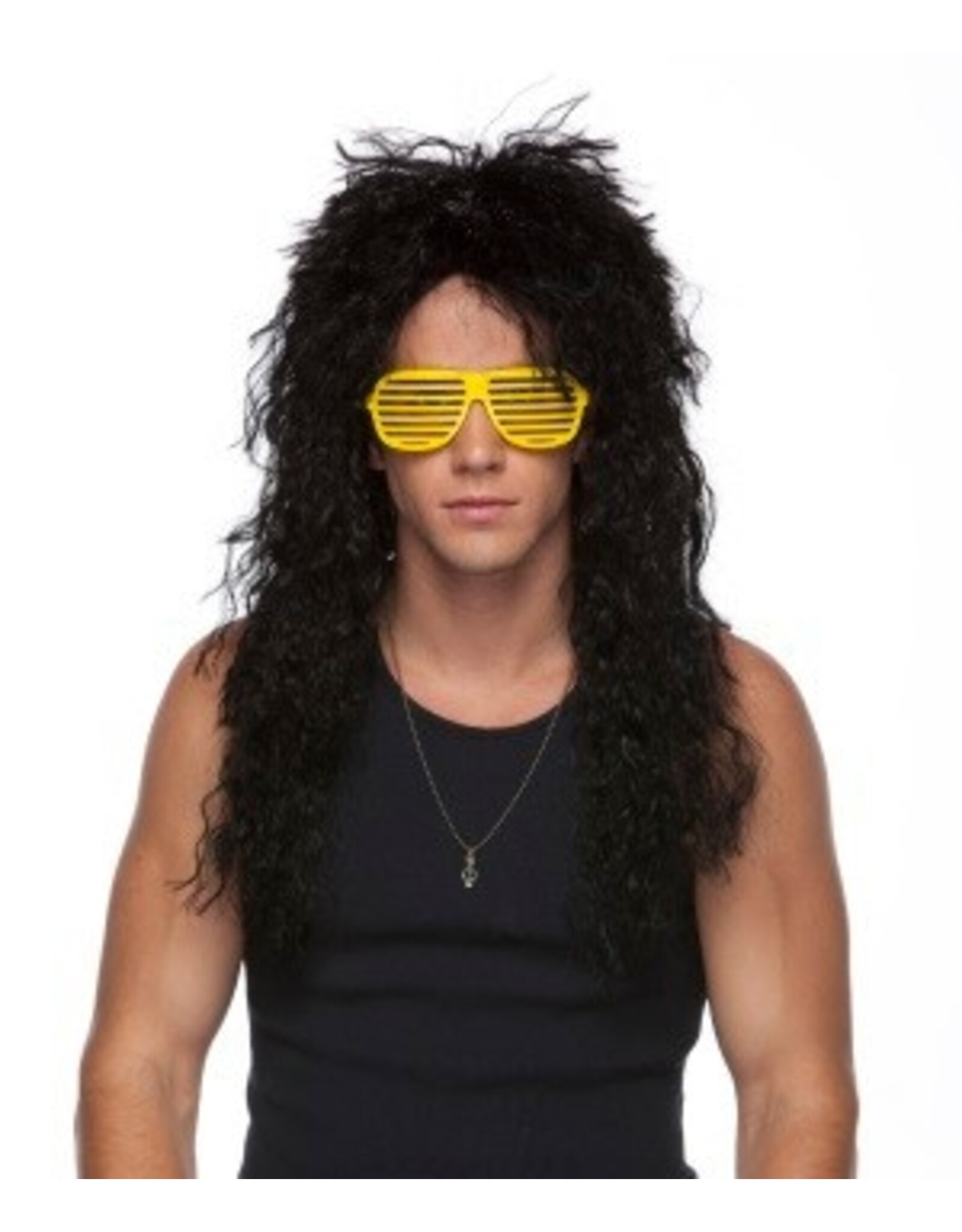 Westbay Wigs Heavy Metal Wig  Black