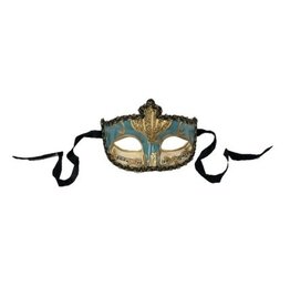 Karries Kostumes Music Note Mask  Antique Lt. Blue