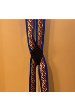 Karries Kostumes Patterned Suspenders Blue