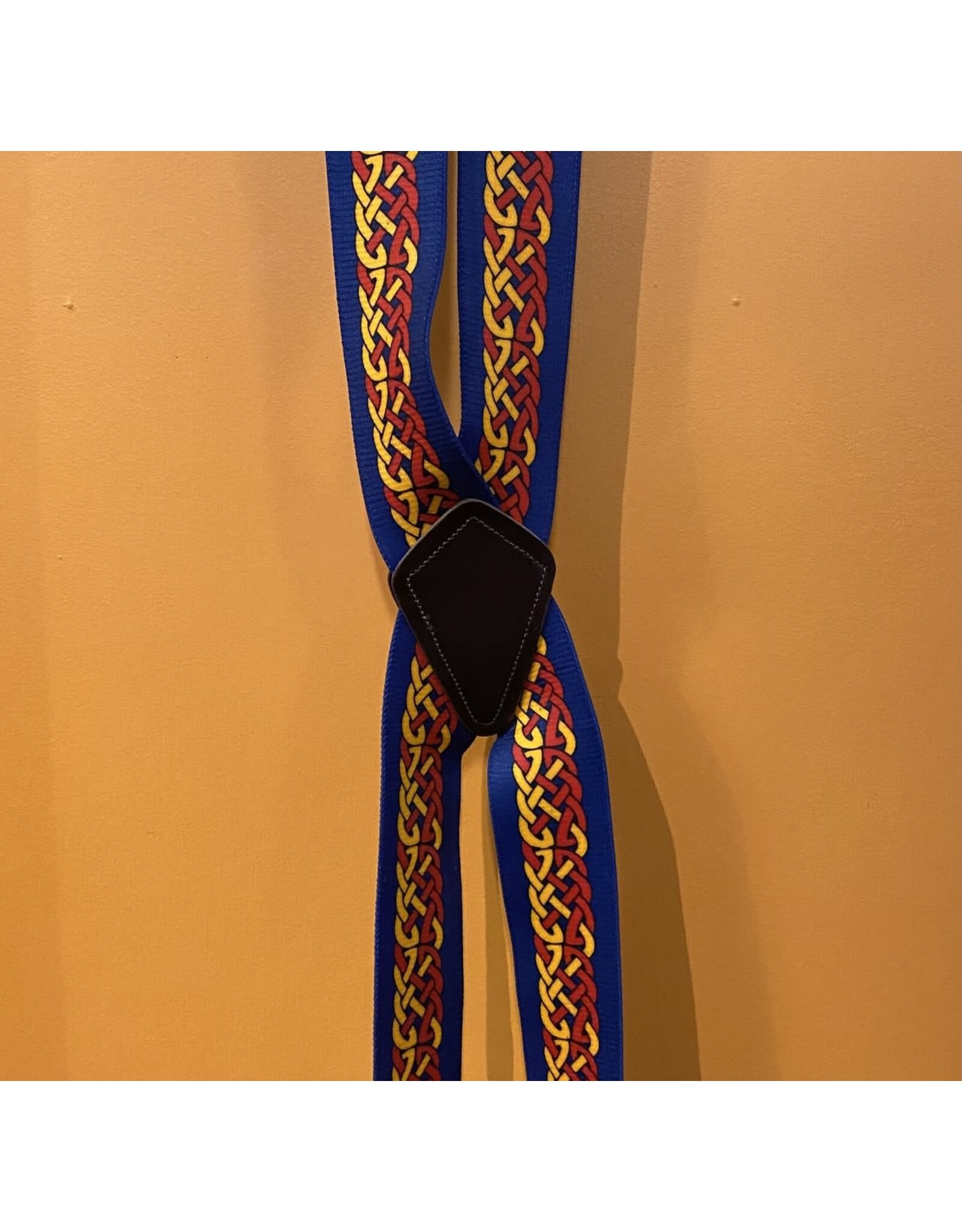 Karries Kostumes Patterned Suspenders Blue