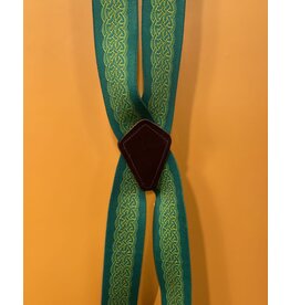 Karries Kostumes Patterned Suspenders Green