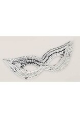 Forum Novelties Inc. Sequin Mask Silver