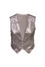 Forum Novelties Inc. Sequin Vest - Adults Silver