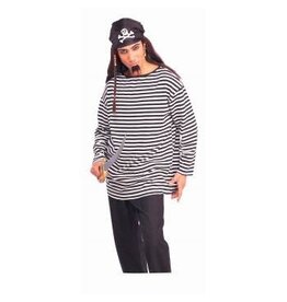 Forum Novelties Inc. Striped Shirt  Black/White