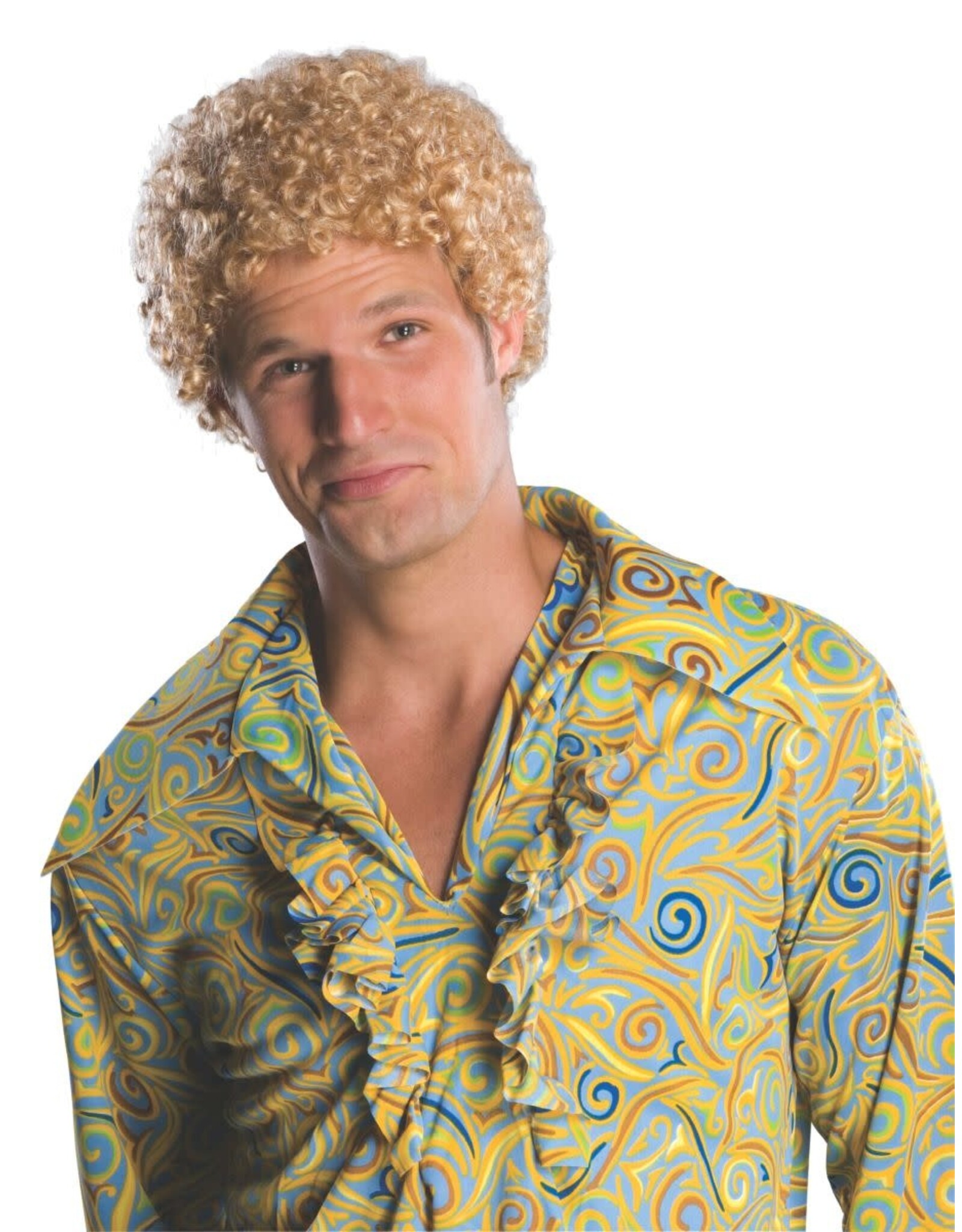 Rubies Costume Tight 'Fro Wig  Blonde