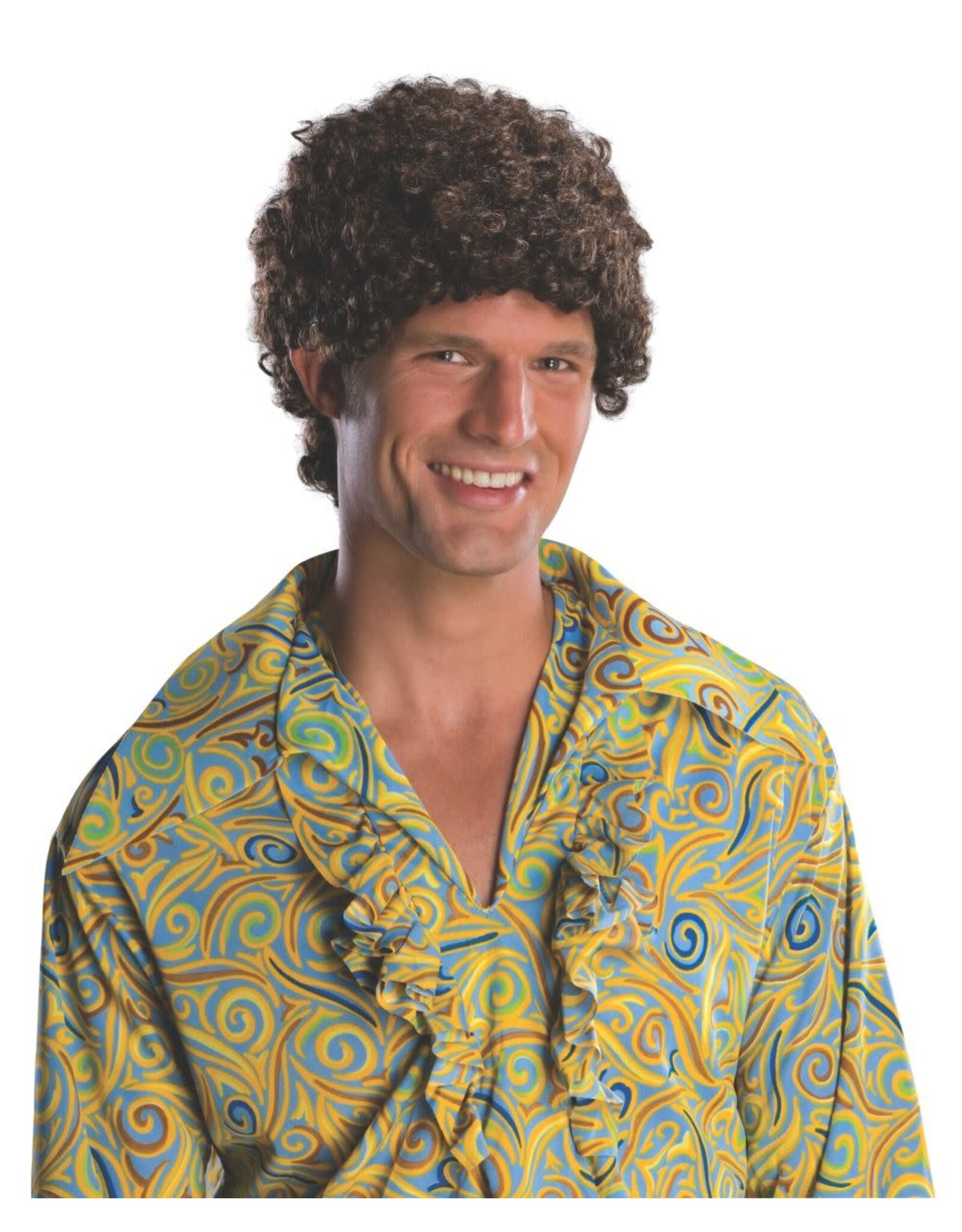 Rubies Costume Tight 'Fro Wig  Brown