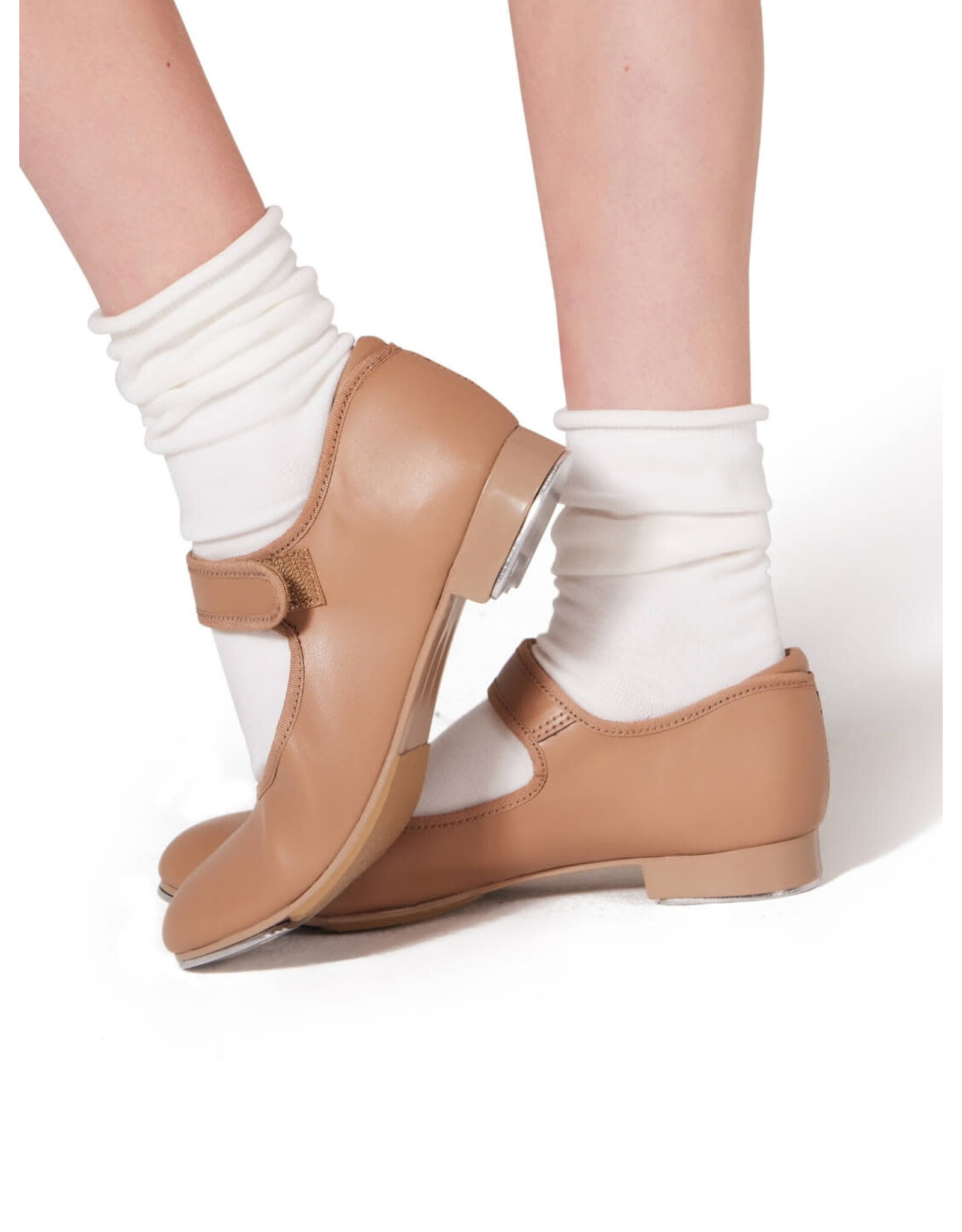 Capezio Children's Velcro Essential Tap Shoe - Caramel