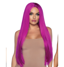 Leg Avenue 33" Long Wig - Raspberry
