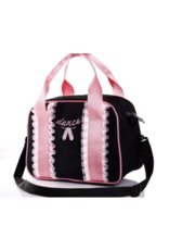Kissed by Glitter Bag with Ruffles - Black
