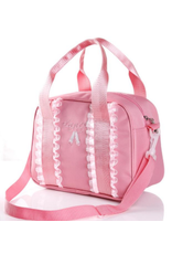 Kissed by Glitter Bag with Ruffles - Pink