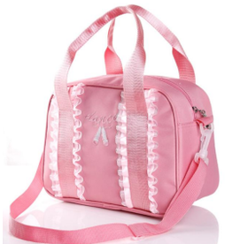 Kissed by Glitter Bag with Ruffles - Pink