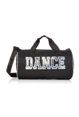 Kissed by Glitter Duffle with "Dance" - Black