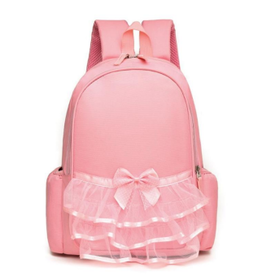 Kissed by Glitter Pink Backpack with Tutu