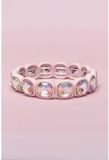 Great Pretenders Boutique Chic Swiftie Pink Gem Bracelet