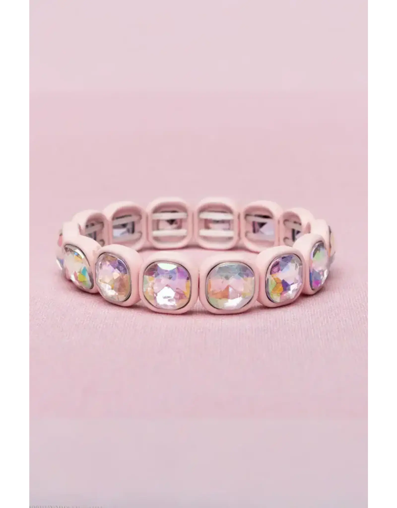 Great Pretenders Boutique Chic Swiftie Pink Gem Bracelet