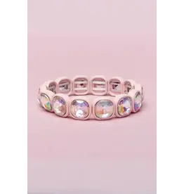 Great Pretenders Boutique Chic Swiftie Pink Gem Bracelet