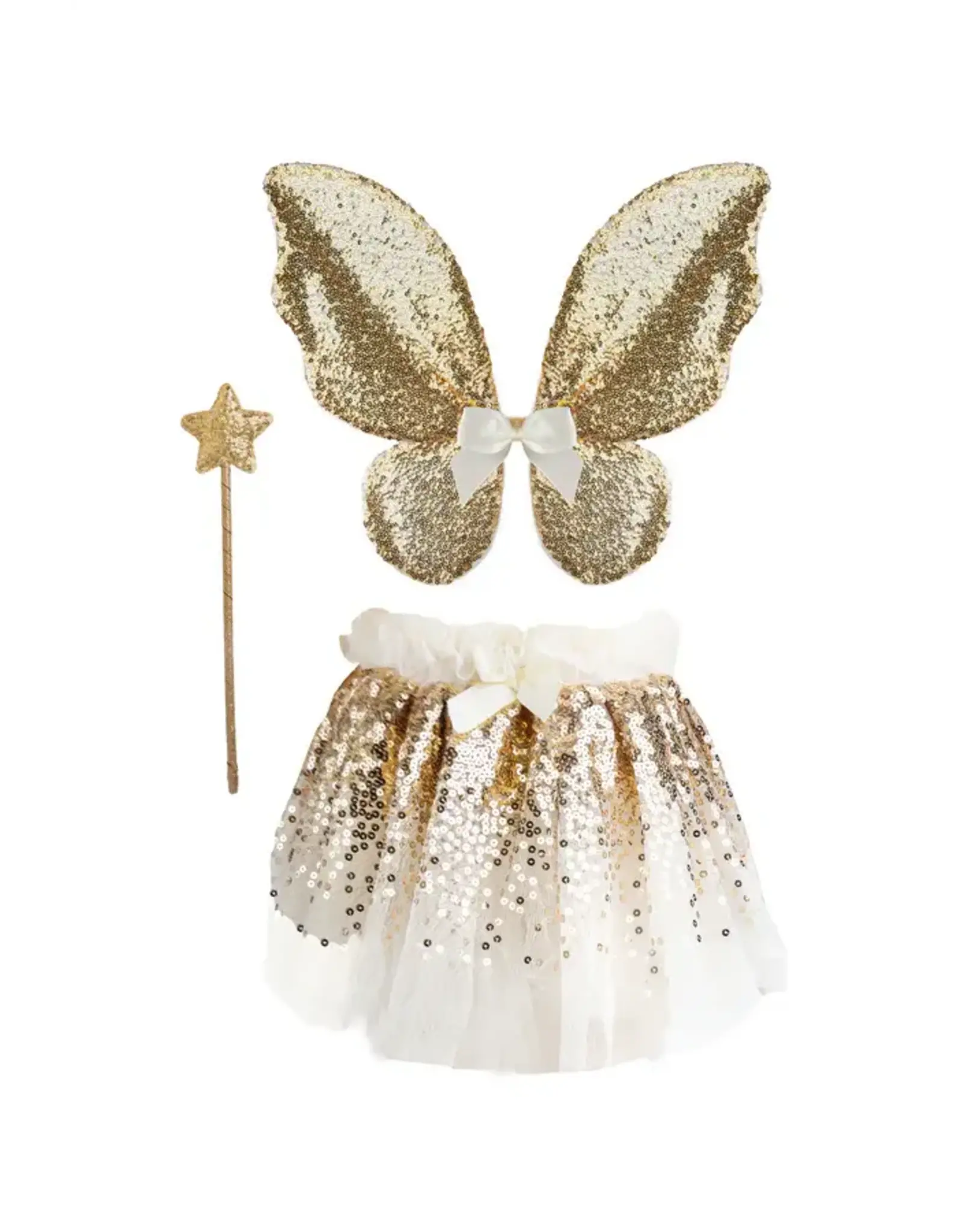 Great Pretenders Gracious Gold Sequin Skirt 4-6