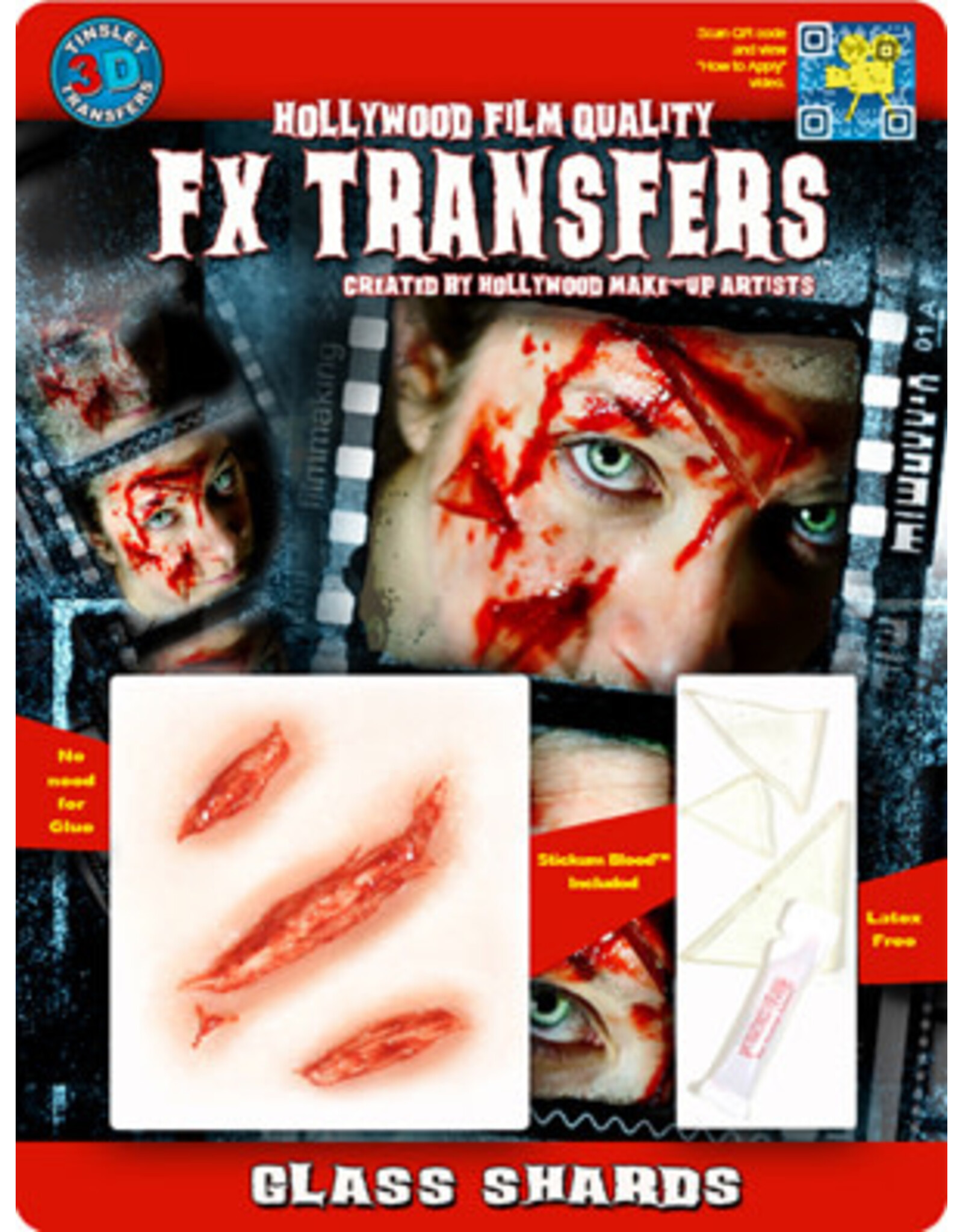 Tinsley Transfers *Disc* 3D Glass Shards Tattoo