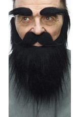 European Moustaches Moustache, Beard and Eyebrow Set