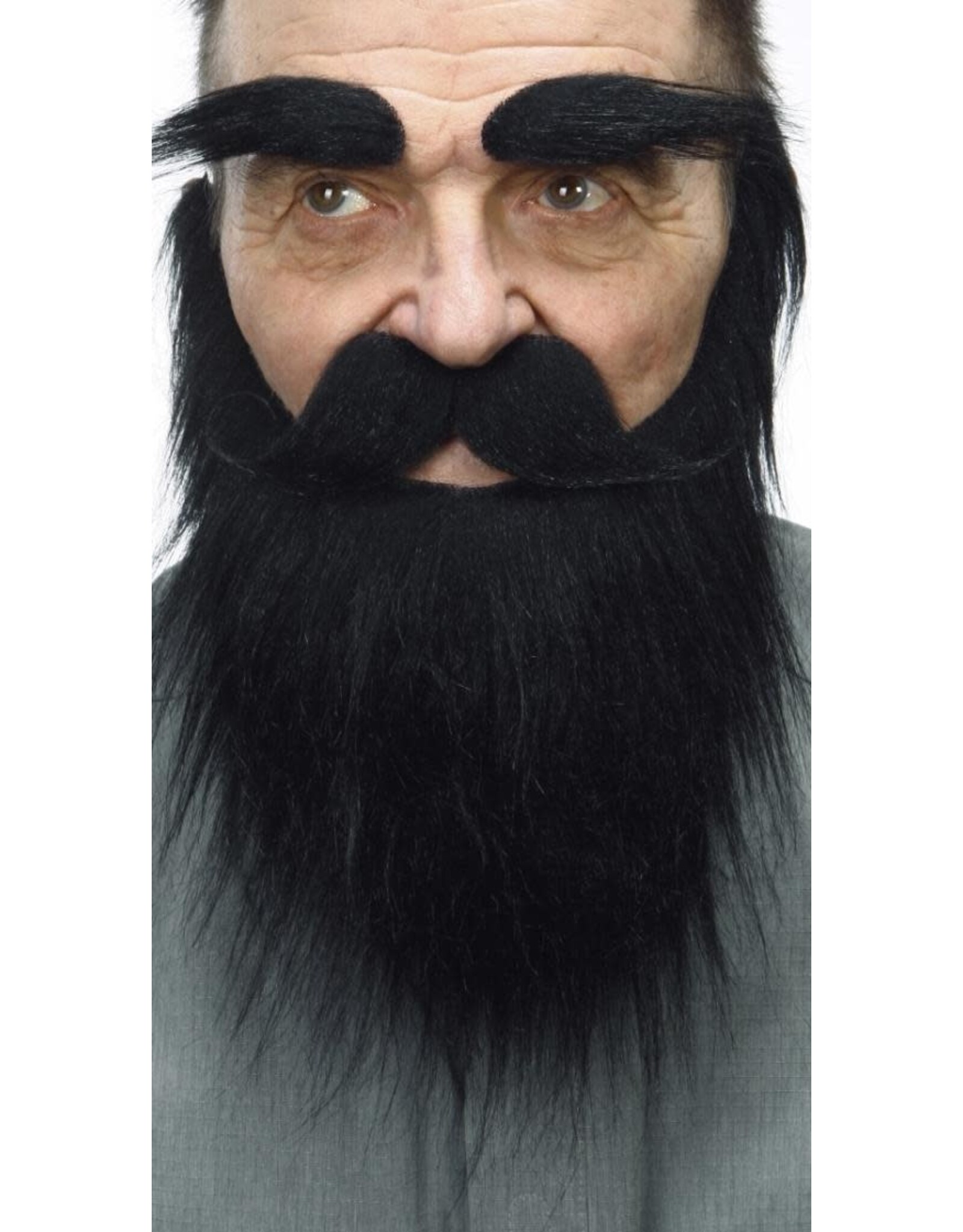 European Moustaches Moustache, Beard and Eyebrow Set