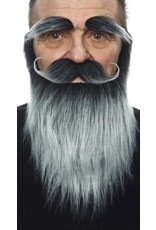 European Moustaches Moustache, Beard and Eyebrow Set