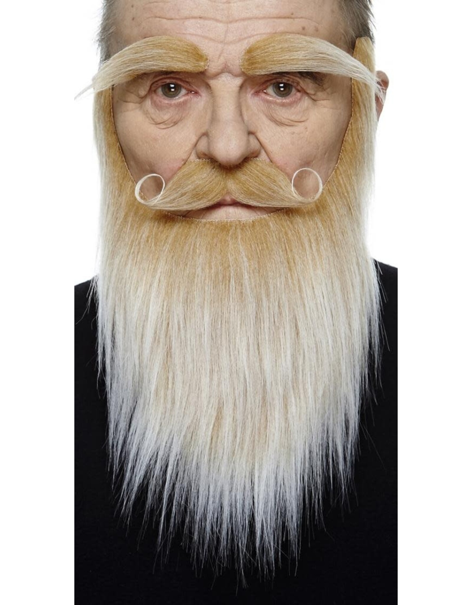 European Moustaches Moustache, Beard and Eyebrow Set