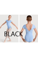 Mirella Children's Kaleidoscope Leotard with Twist Back BLACK