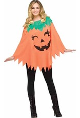 Fun World Pumpkin Poncho