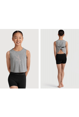 Bloch Children's Camellia T-Shirt Grey
