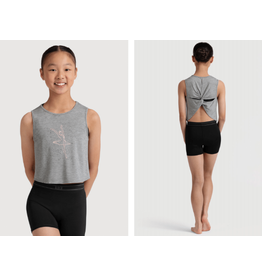 Bloch Children's Camellia T-Shirt Grey
