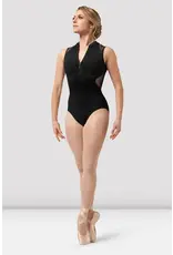 Bloch Lace Zipper Front Mesh Back Leotard - Petite