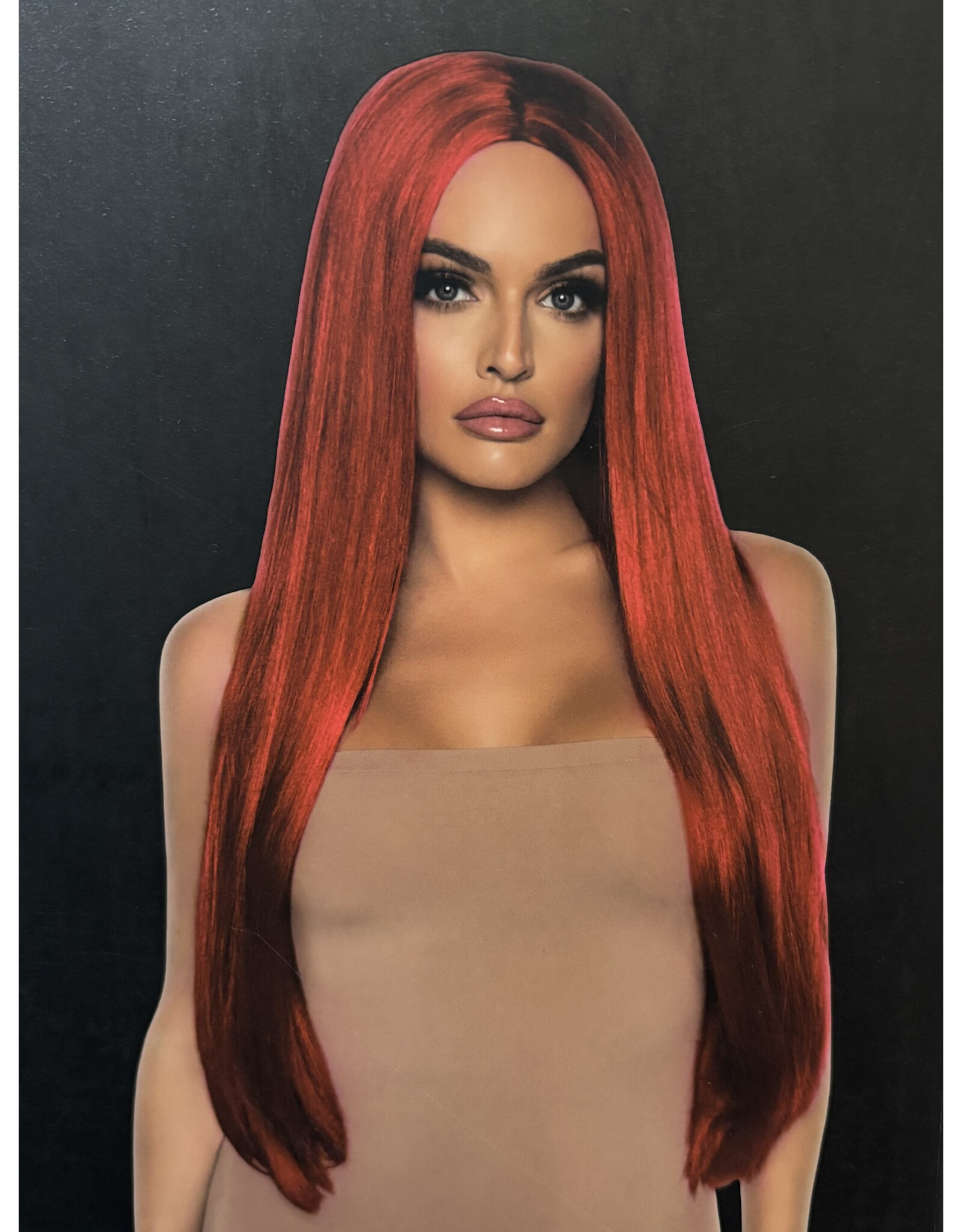 Leg Avenue 33" Long Wig - Red