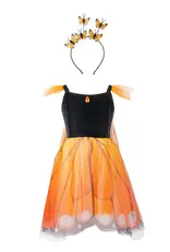 Great Pretenders Monarch Butterfly Twirl Dress with Wings and Headband