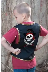 Great Pretenders Pirate Vest with Eye Patch 4-7