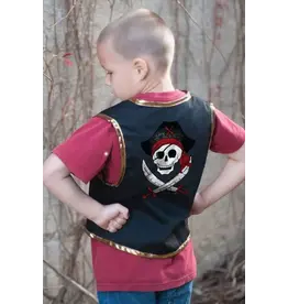 Great Pretenders Pirate Vest with Eye Patch 4-7