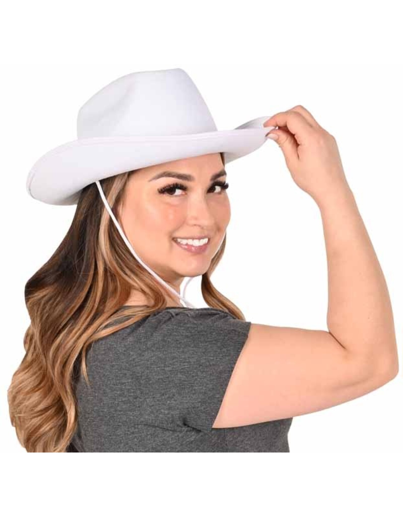 Beistle White Cowboy Hat