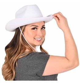 Beistle White Cowboy Hat